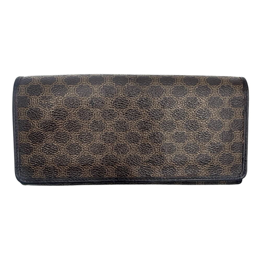 Long Wallet Purse Brown Authentic Authentic